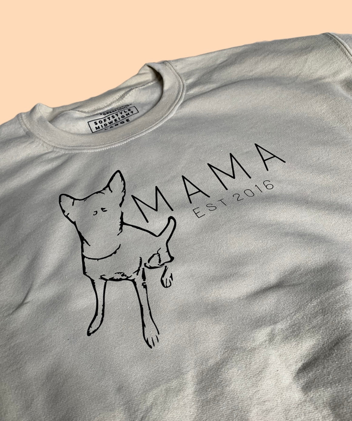 Dog MAMA Sweater - Customized - Pet Parent - Dog Love -Perfect Gift - Personalized - Hooded Sweater - Crewneck