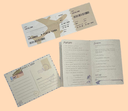 Passport Invitations - Vacations - Wedding - Destination wedding - Surprise Gift - Invitations - Set