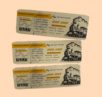 Harry Potter Boarding Pass