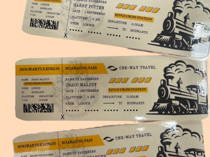 Harry Potter Boarding Pass