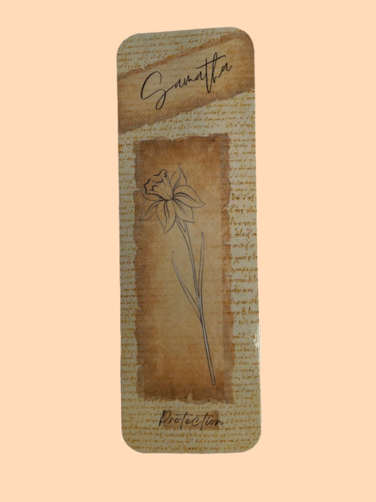 Birth Flower Bookmark